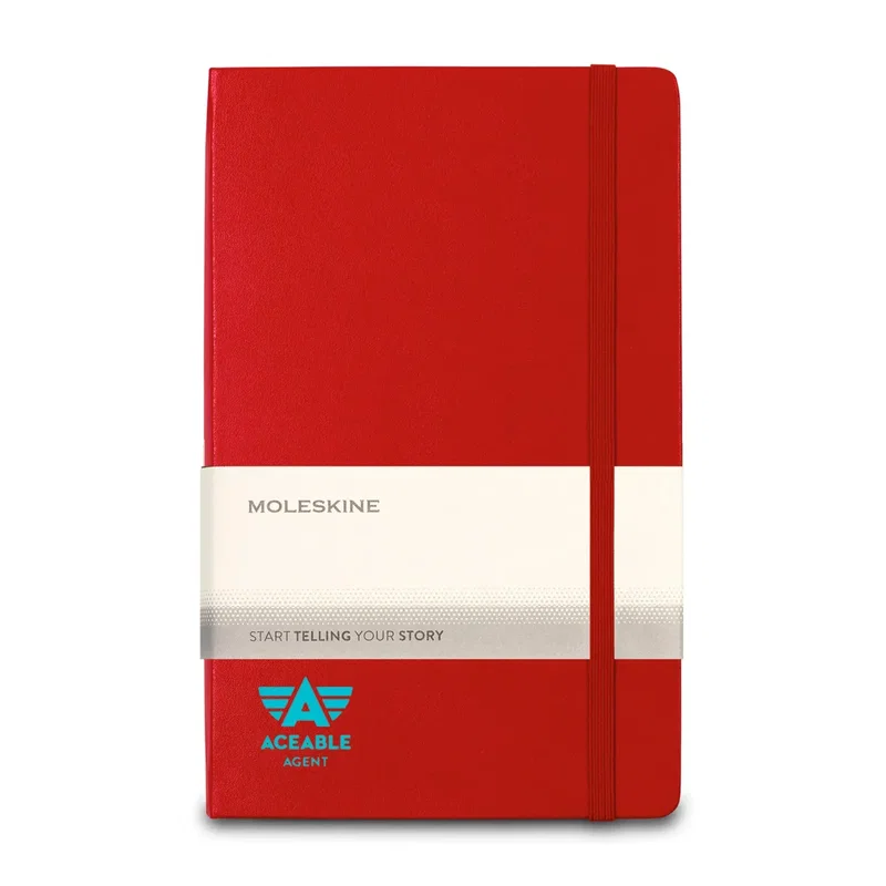 Moleskine® Hard Cover Ruled Large Expanded Notebook — view 9