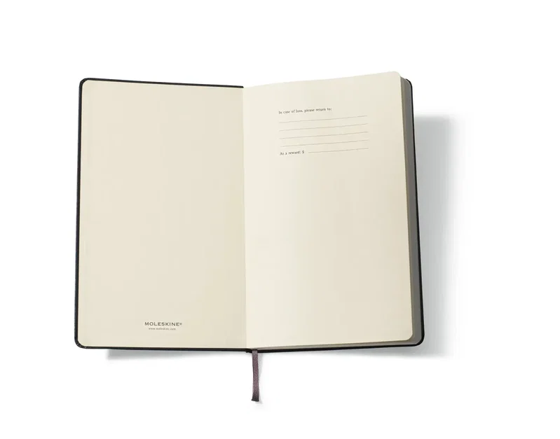 Moleskine® Hard Cover Squared Large Notebook — view 4