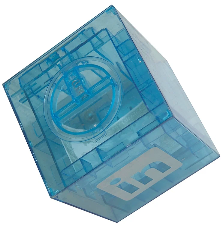 Custom Money Maze Cube Bank — view 4