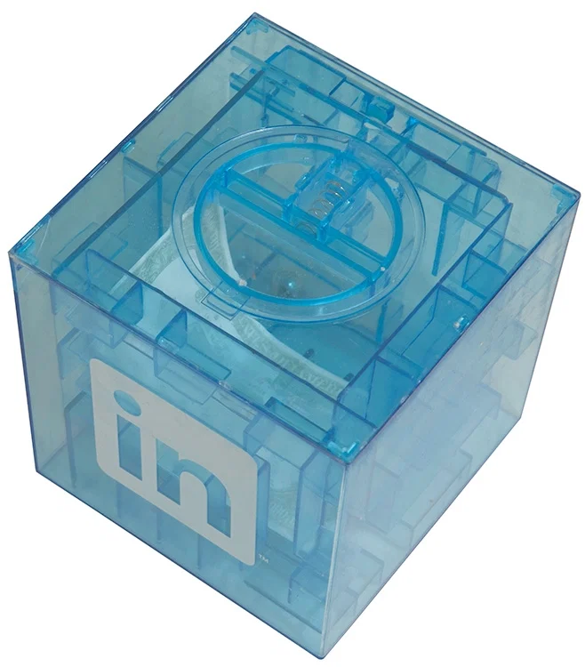 Custom Money Maze Cube Bank — view 8