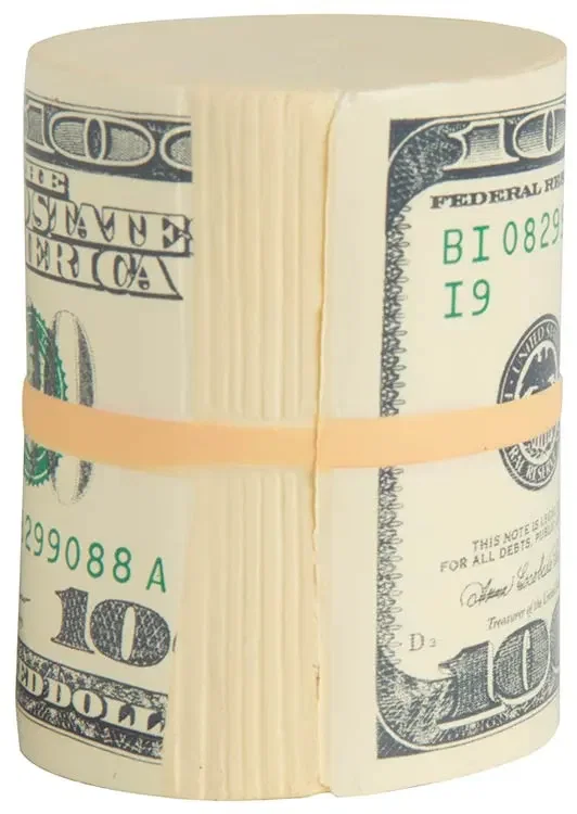 Custom Money Wad Stress Reliever — view 2