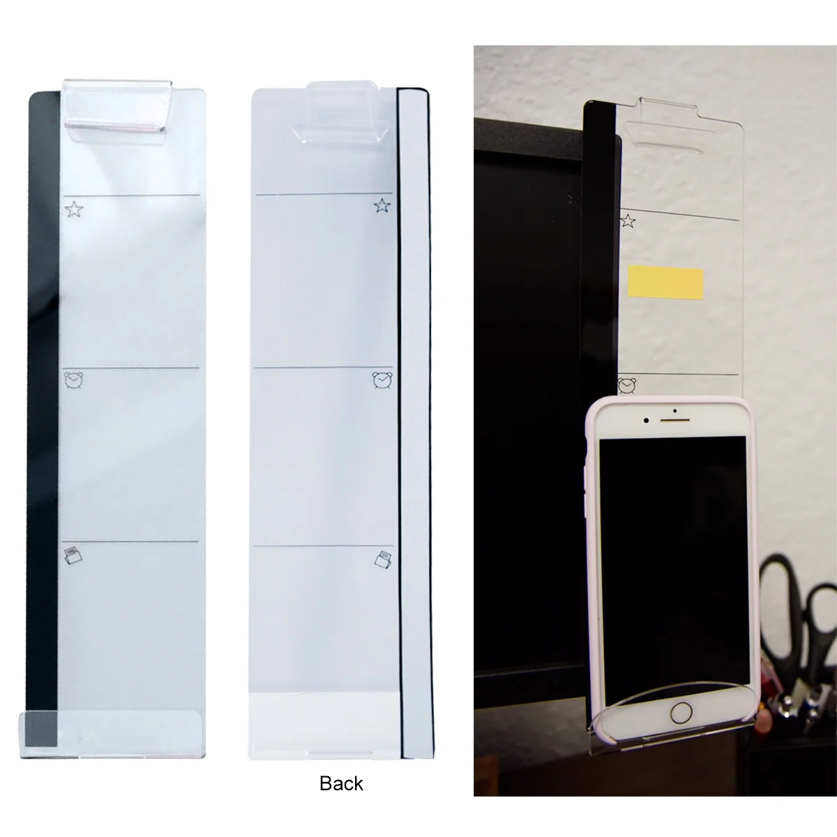 Detail shot of the narrow body showing the clear panel clearly