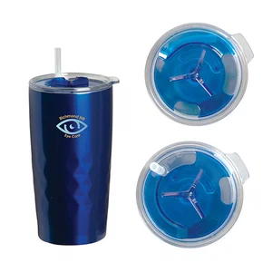 Montego 600 Ml. (20 Fl. Oz.) Travel Tumbler With Straw