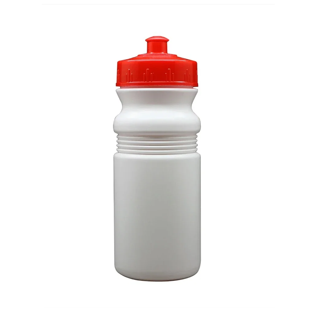 Monterey 20 Oz Sports Bottle — White,Cap Color: Red Cap — view 4