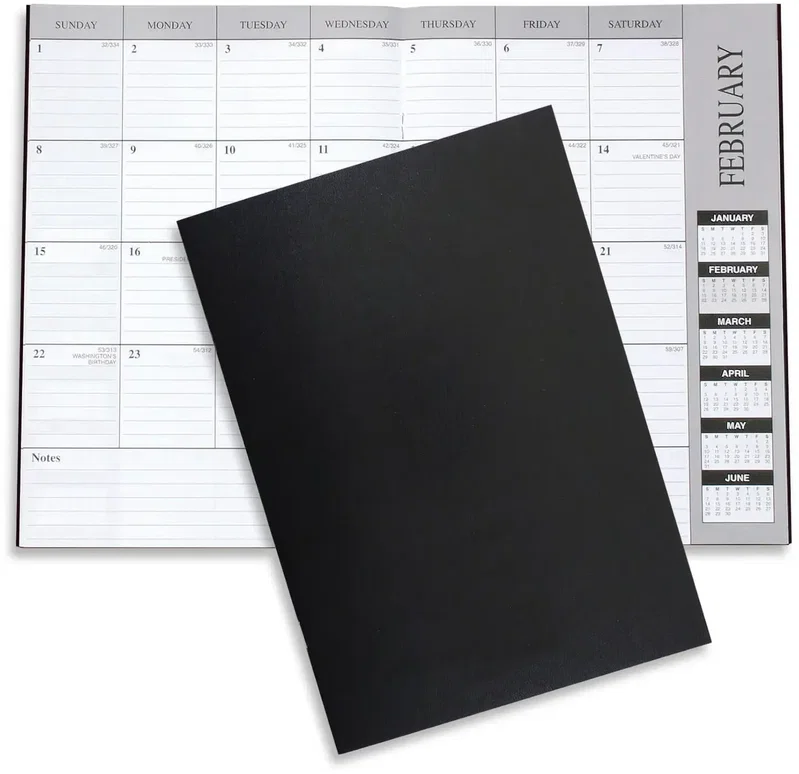 Personalized Leatherette Monthly Desk Planner — view 10