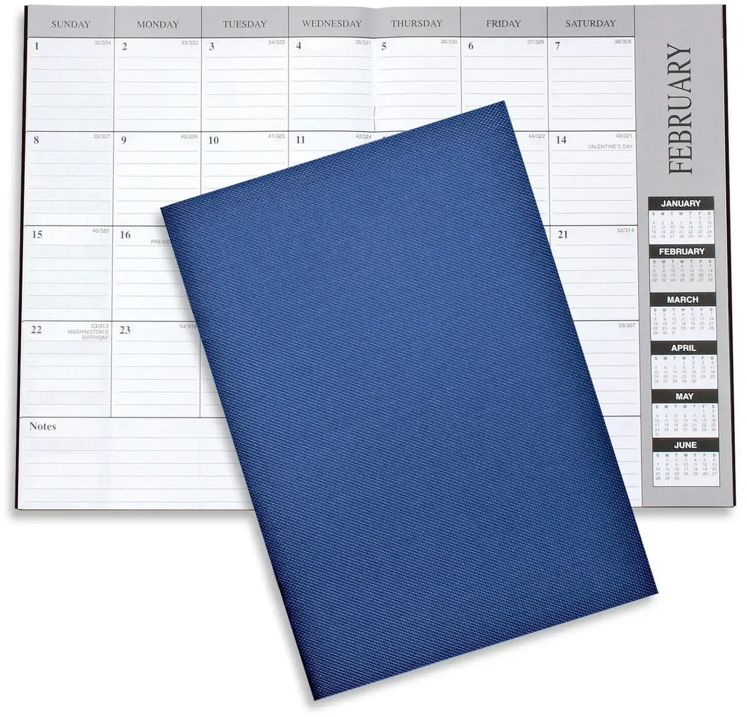 Personalized Leatherette Monthly Desk Planner — view 3