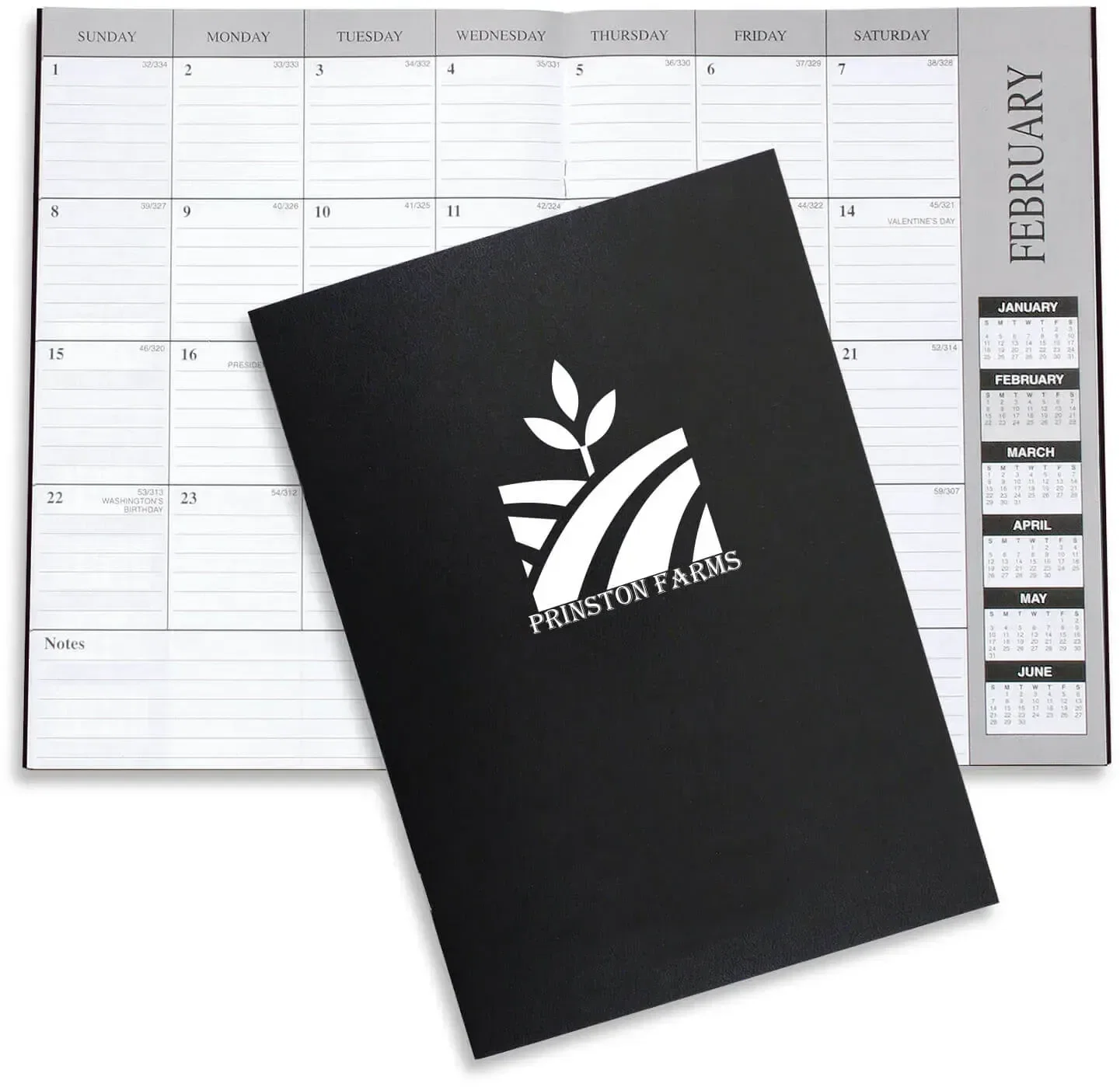 Personalized Leatherette Monthly Desk Planner — view 4