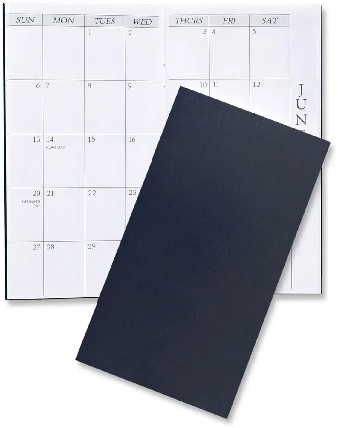 Branded Leatherette Monthly Pocket Planner — view 2
