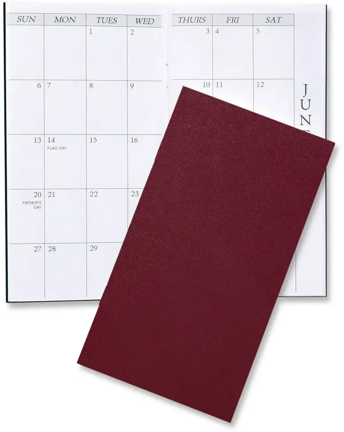 Branded Leatherette Monthly Pocket Planner — view 3