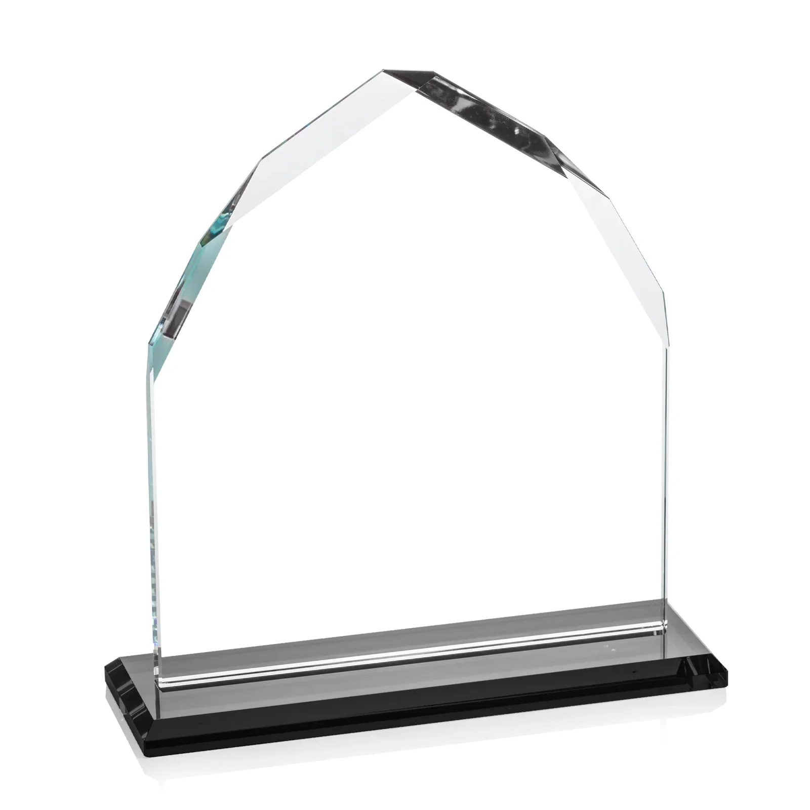 Personalized Starfire Crystal Upright Award with Bevels on Front and Back, awards, with your logo for safety achievement programs