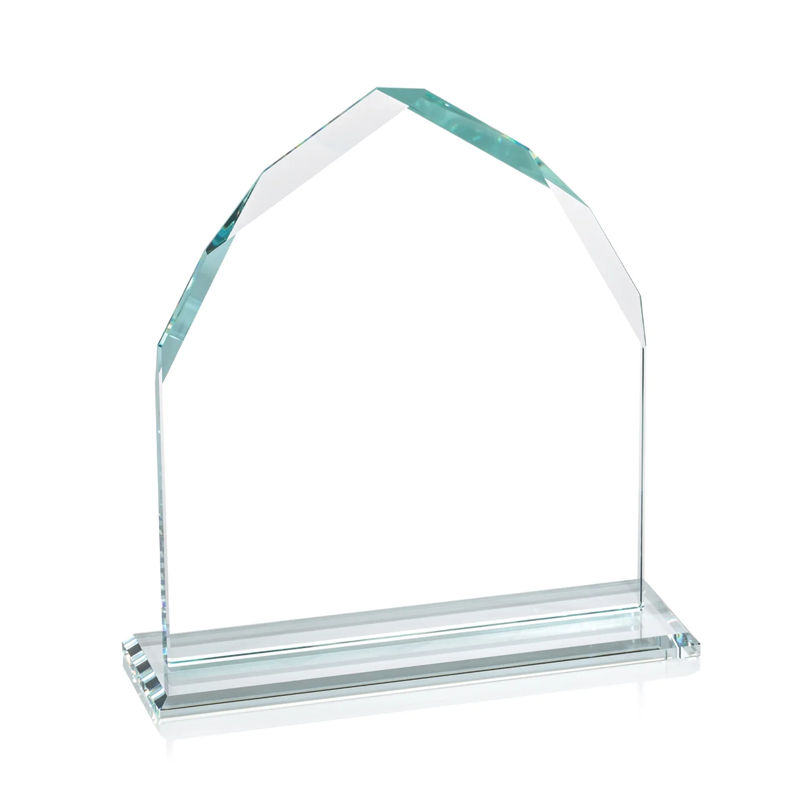 Custom Starfire Crystal Upright Award with Bevels on Front and Back, awards, with your logo for graduation ceremonies