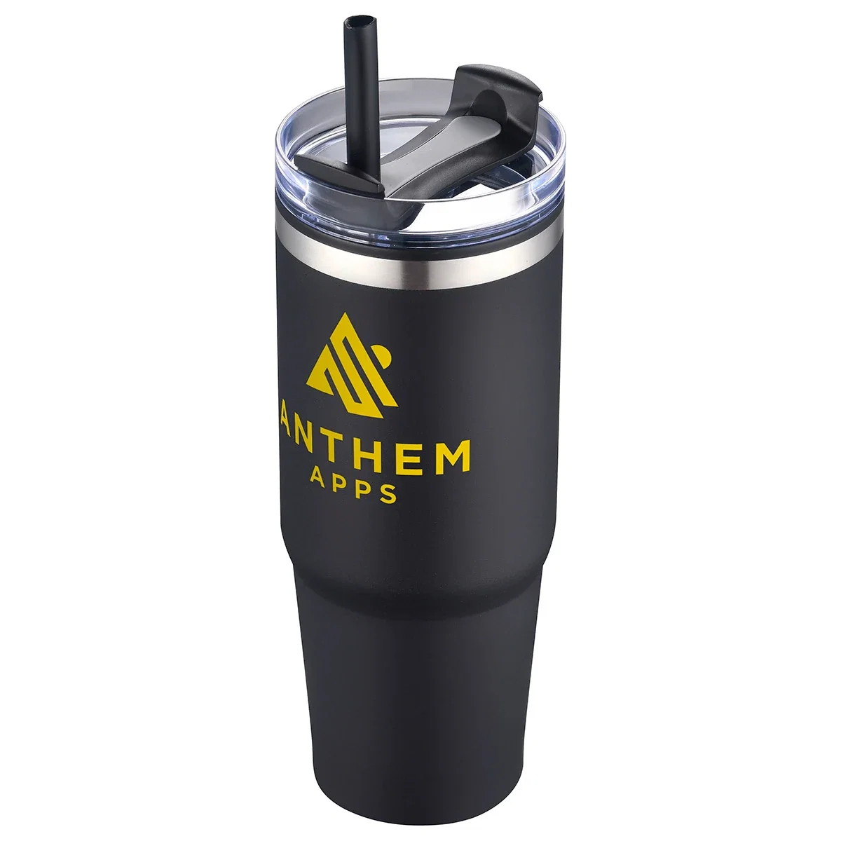Side profile of the promotional Monza 30 oz tumbler