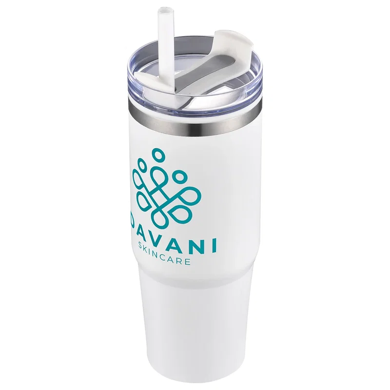 Custom Monza tumblers arranged in a group shot