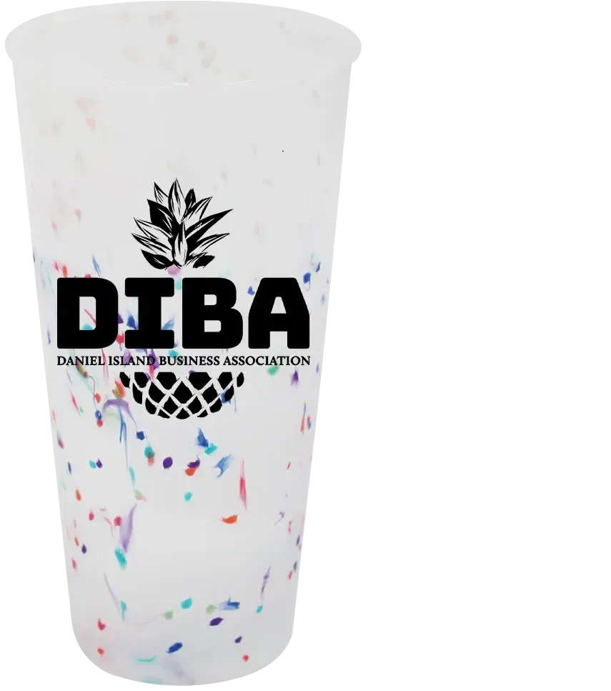 Mood 26 oz. Rainbow Confetti Tumbler