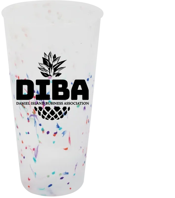 Mood 26 oz. Rainbow Confetti Tumbler