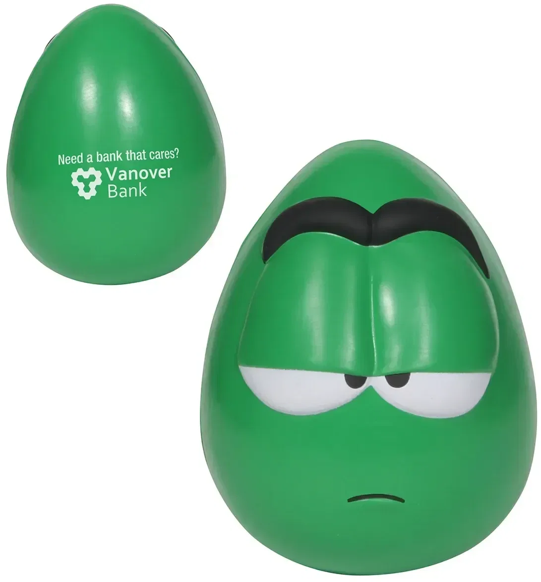 Mood Maniac Apathetic Wobbler Stress Reliever, custom logo weighted-base promotional wobbling stress ball