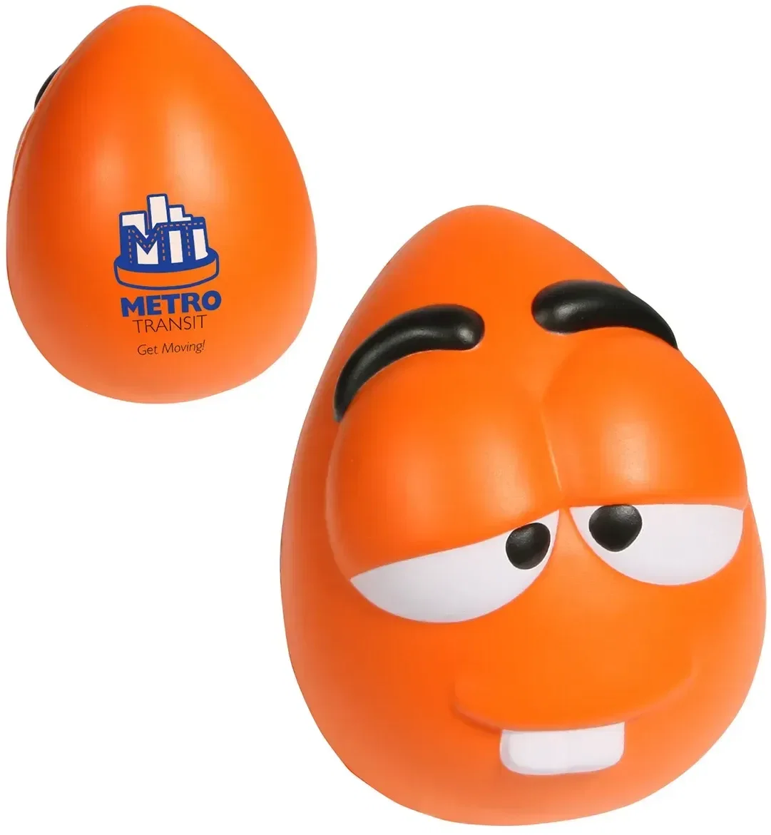 Mood Maniac Wacky Wobbler Stress Reliever, custom logo weighted-base promotional wobbling stress ball