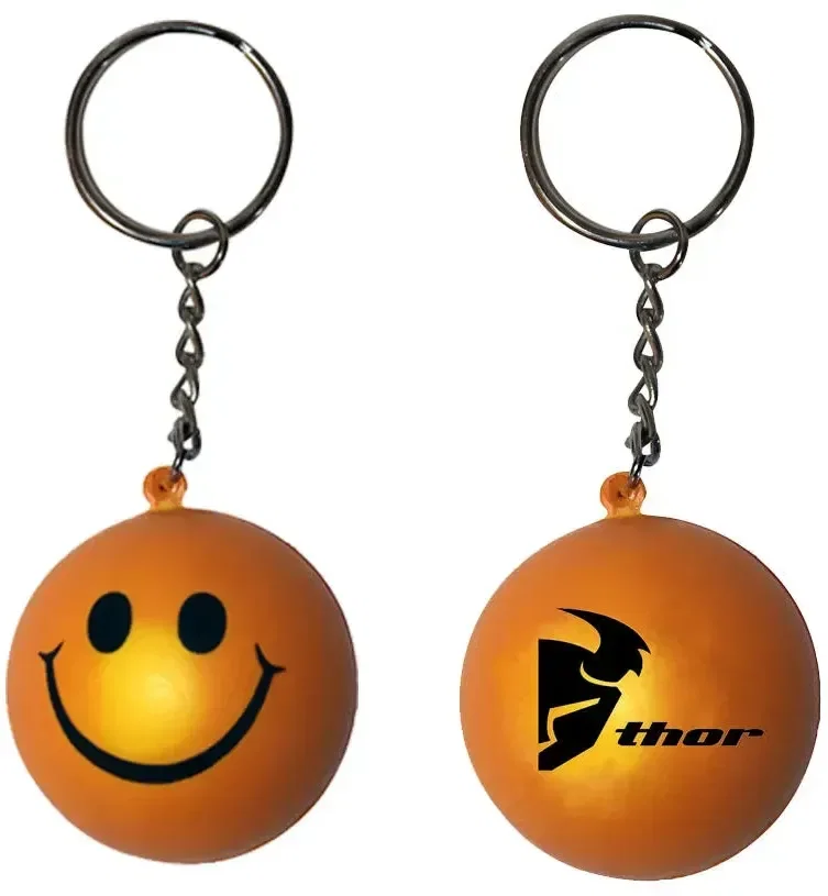 Mood™ Smiley Face Stress Key Chain — view 4