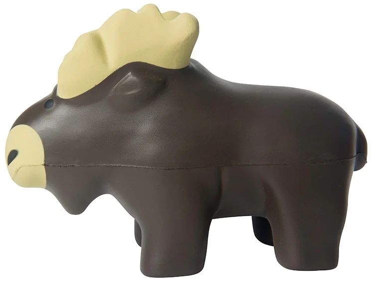 Custom Printed Moose Stress Reliever — view 6