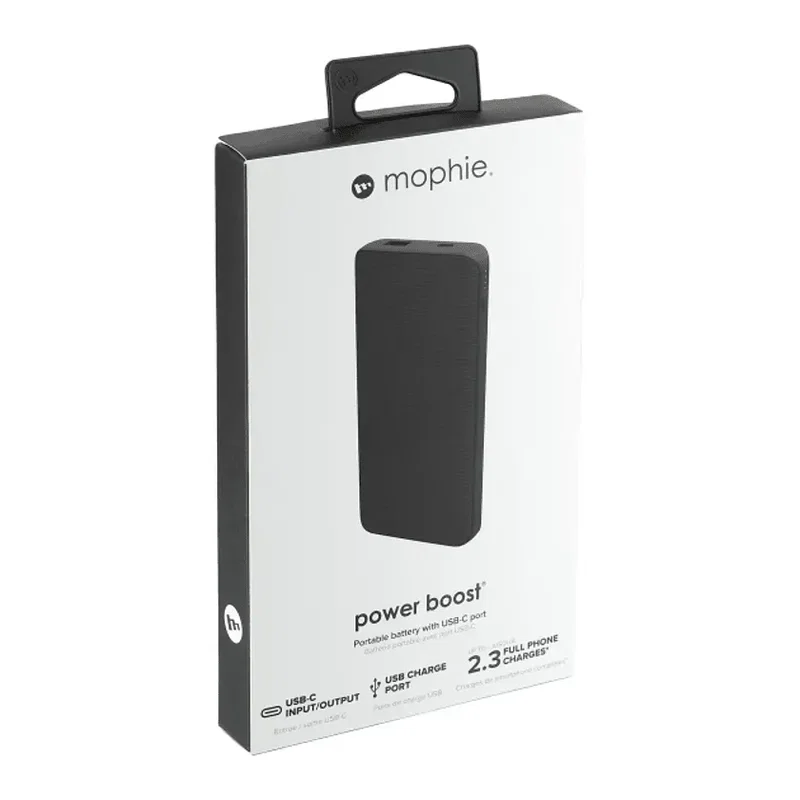 mophie® Power Boost 10,000 mAh Power Bank with USB-C Port — view 3