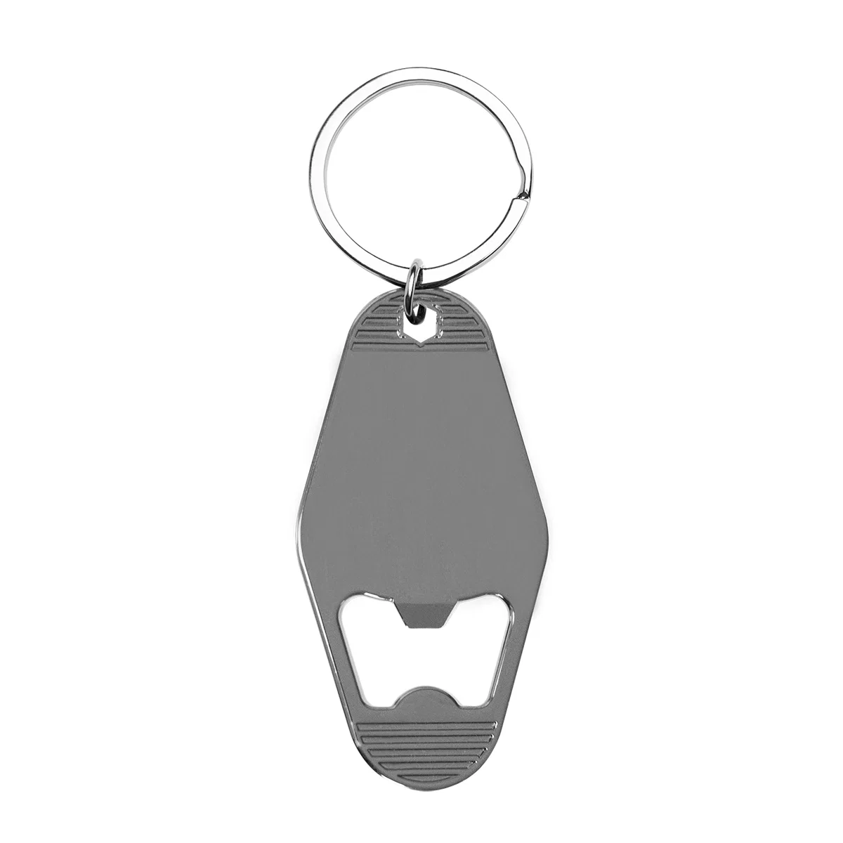 Bottle opener notch cut into the lower end