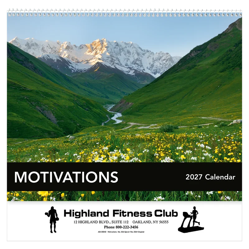 Motivations Wall Calendar: 2025 Spiral Bound