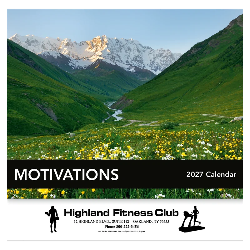 Motivations Wall Calendar: 2025 Stapled