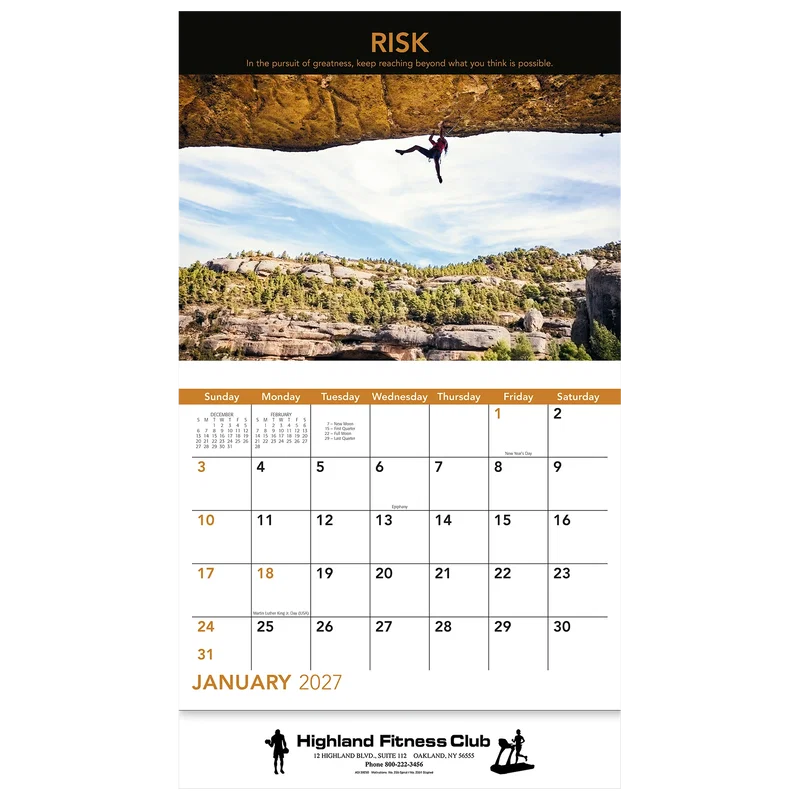 Motivations Wall Calendar: 2025 Stapled β view 4