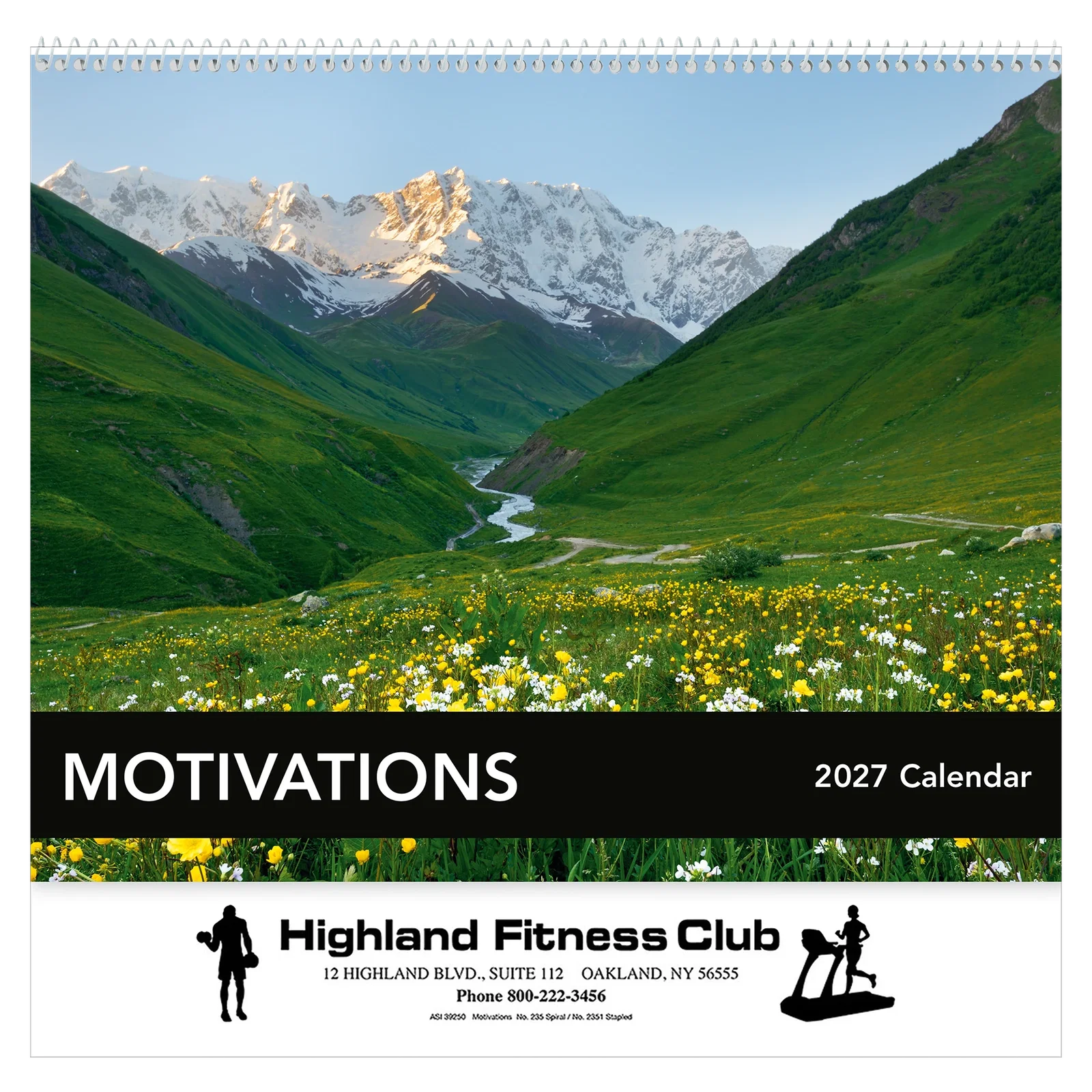 Motivations Wall Calendar: 2025 Spiral Bound