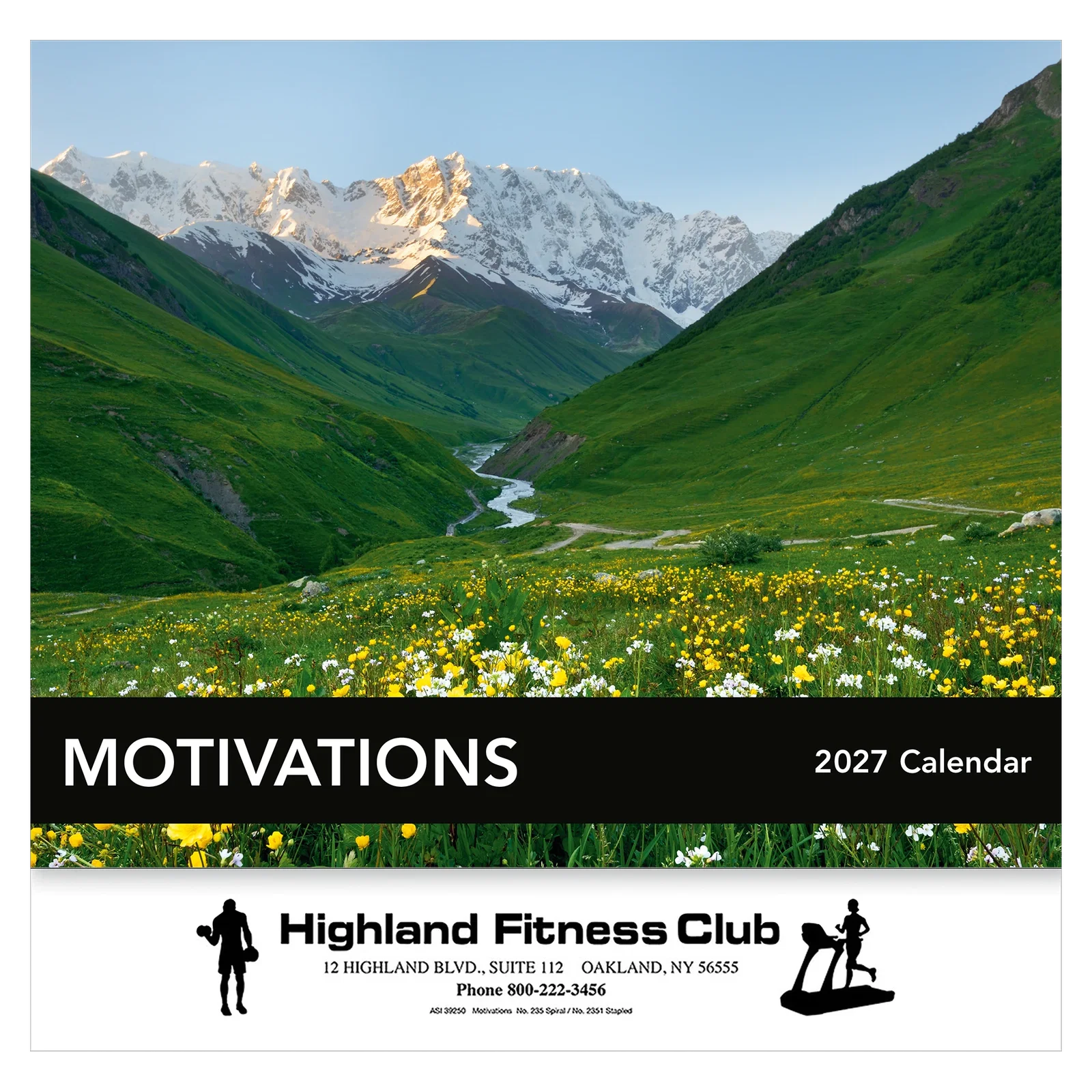 Motivations Wall Calendar: 2025 Stapled