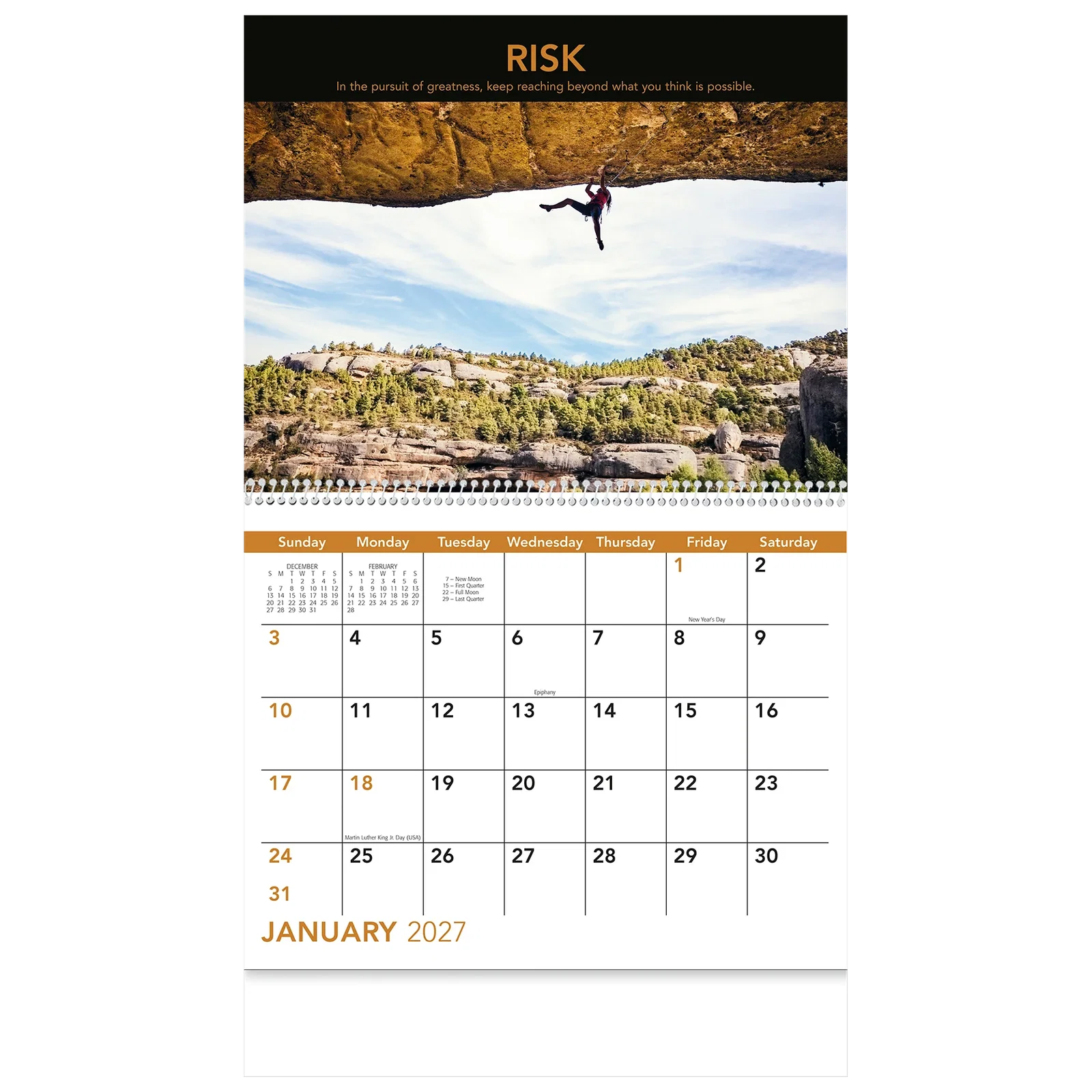 Motivations Wall Calendar: 2025 Stapled — view 7