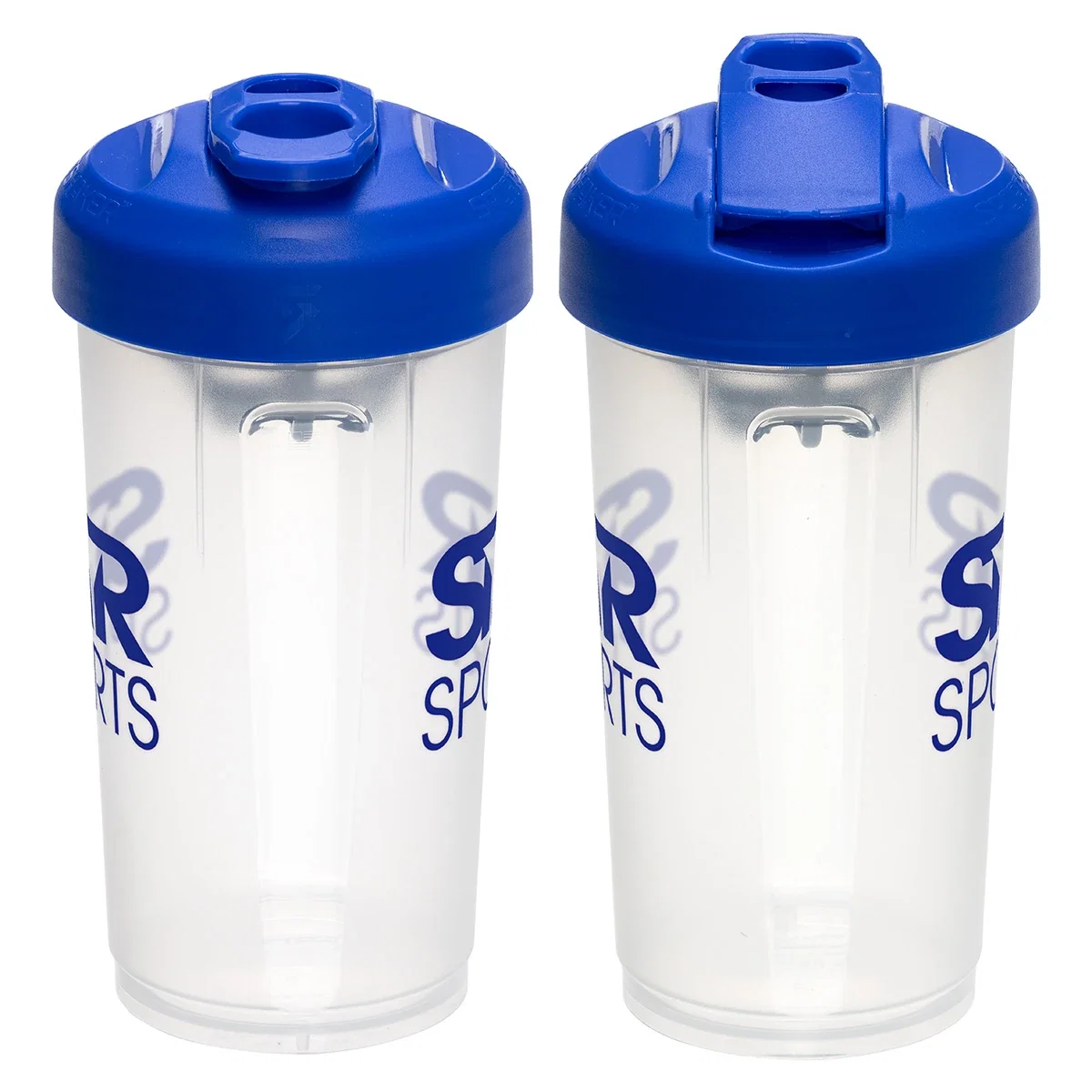 Close-up of the custom logo imprint area on the Moto Shaker Bottle