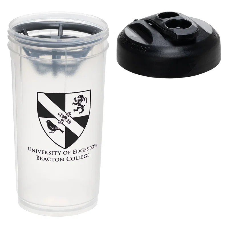 Angled view of the Moto 24 oz Shaker Bottle in a color option