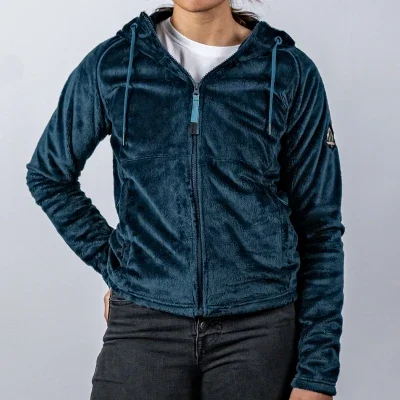 Luna fleece hoodie shown from the front