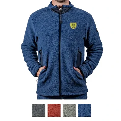 Stoker fleece jacket shown zipped from the front