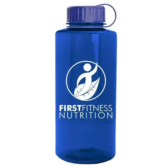 Mountaineer Tritan® Bottle with Tethered Lid (36 oz.) — view 2