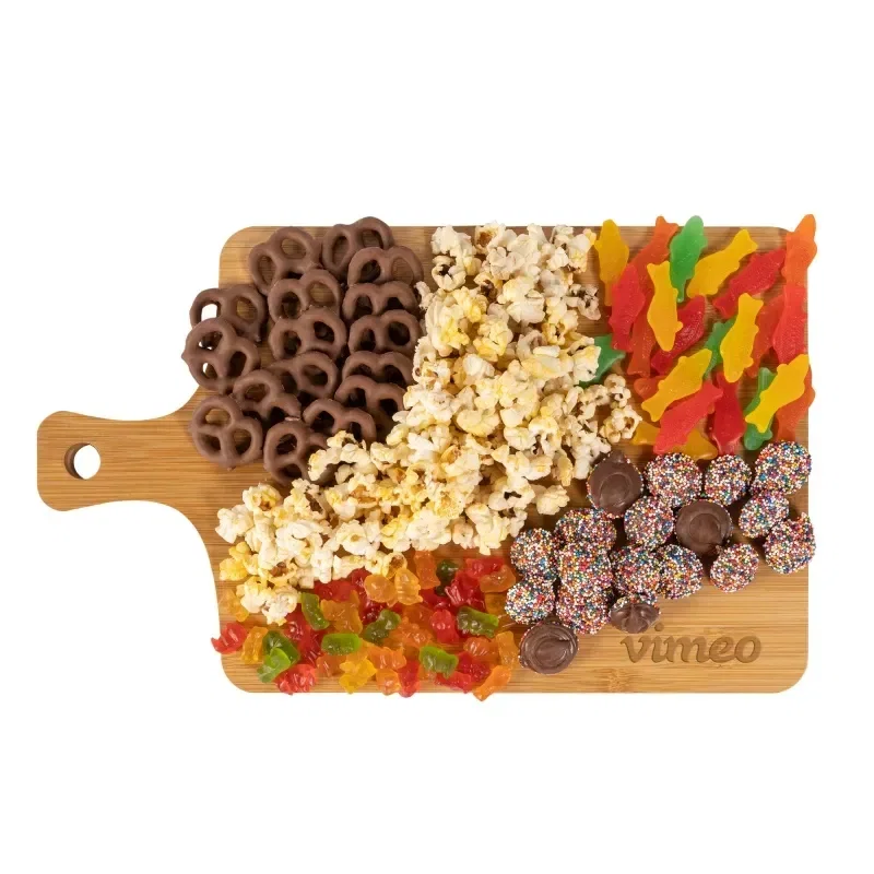 Movie Night Bamboo Charcuterie Board — view 1