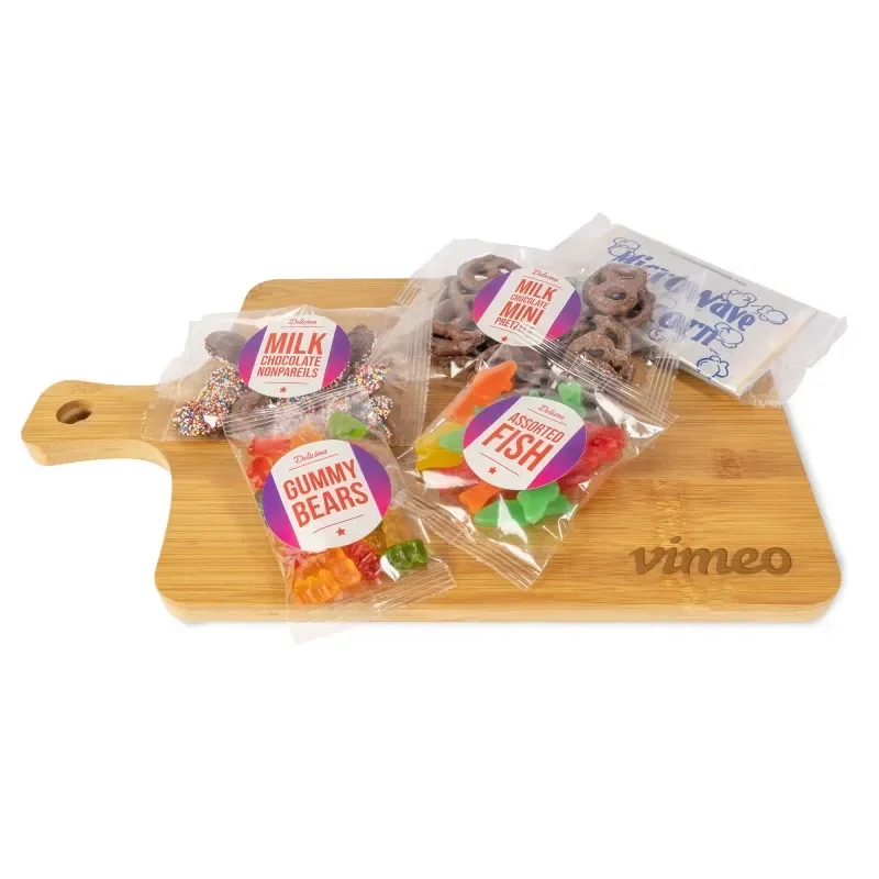Movie Night Bamboo Charcuterie Board — view 2