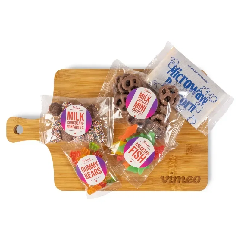 Movie Night Bamboo Charcuterie Board — view 4