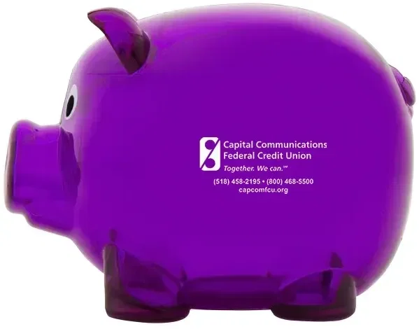 Imprinted Mr. Piggy Bank — view 5