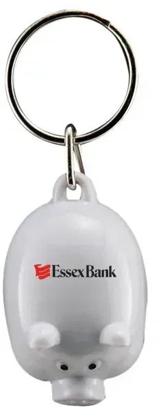 Imprinted Mr. Piggy Keytag — view 2