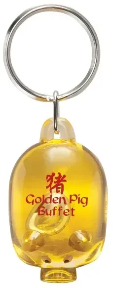 Imprinted Mr. Piggy Keytag — view 3