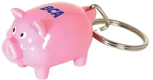 Imprinted Mr. Piggy Keytag — view 4