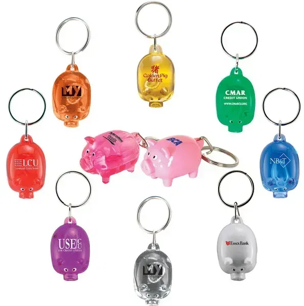 Imprinted Mr. Piggy Keytag