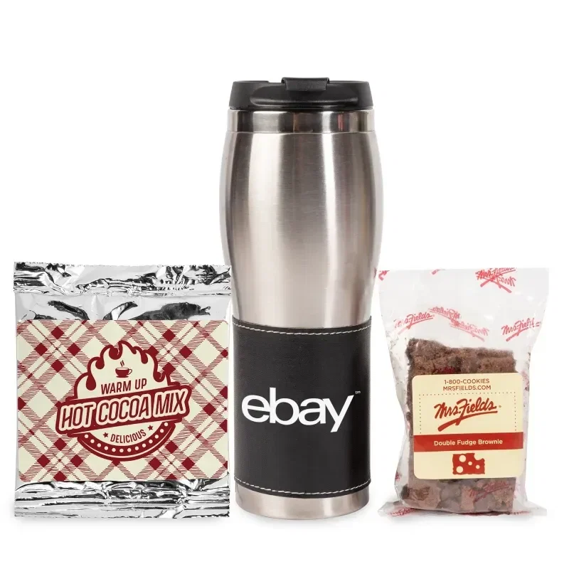 Mrs. Fields Drinkware Set with Brownie — view 4