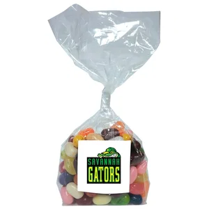 Mug Stuffer Snack Bag, 2" x 7" with Jelly Belly™ or M&M's™ Fill, Full-Color Label