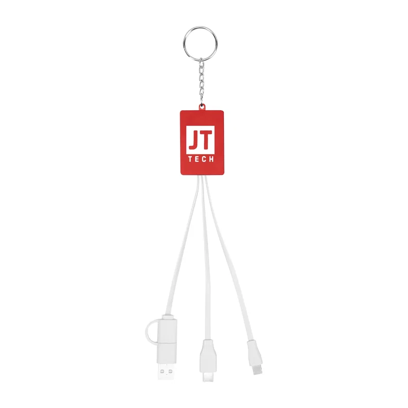 Multi-Charging Cable USB Hub Keyring — view 6