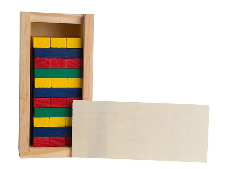 Multi-Colored Block Wooden Tower Puzzle — view 4
