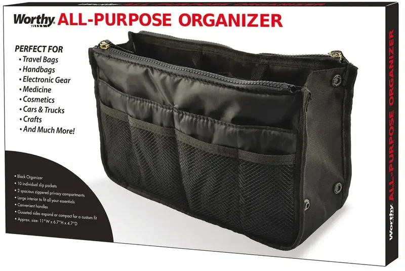 Customizable Organizer Bag - Multi-Compartment Design — view 2