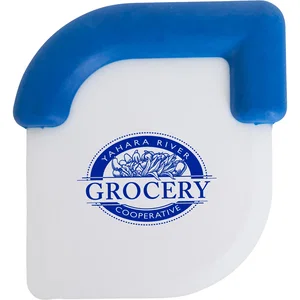 Multi-Purpose Silicone Dish Scraper, 3" x 3 1/4", Dishwasher Safe